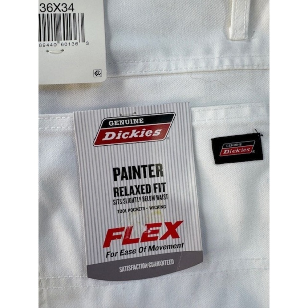 Dickies White Men's Cargo Pants - Picture 3 of 7